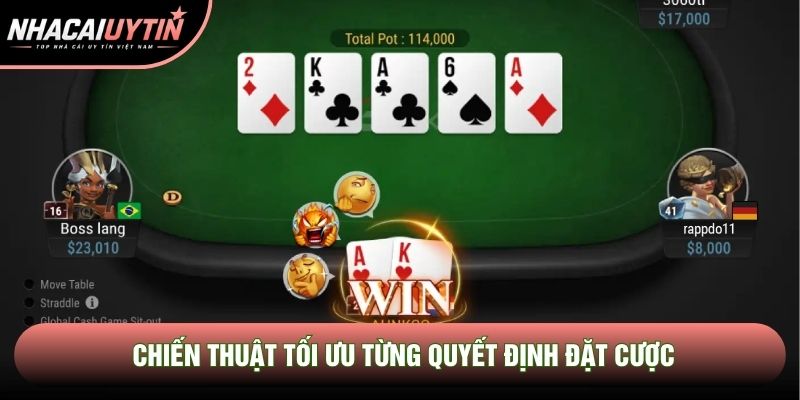 Chiến thuật tối ưu từng quyết định đặt cược Chiến thuật tối ưu từng quyết định đặt cược