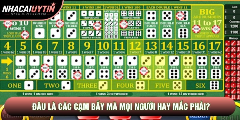 Đâu là các cạm bẫy mà mọi người hay mắc phải? Đâu là các cạm bẫy mà mọi người hay mắc phải?