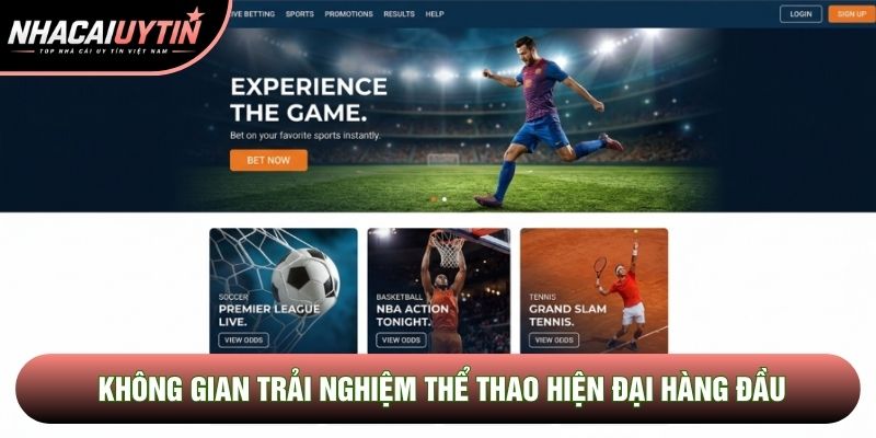 Không gian trải nghiệm thể thao hiện đại hàng đầu Không gian trải nghiệm thể thao hiện đại hàng đầu